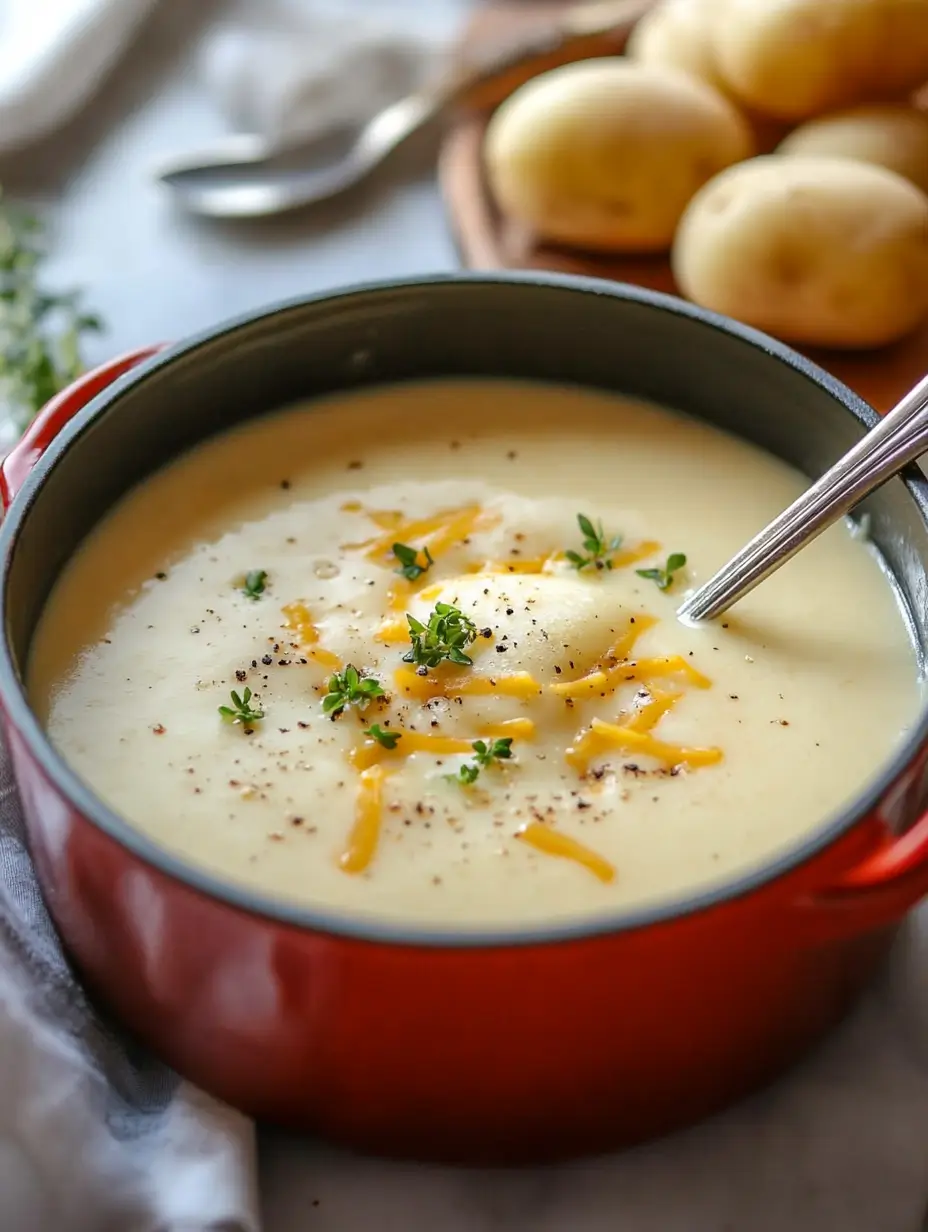 4 Ingredient Potato Soup